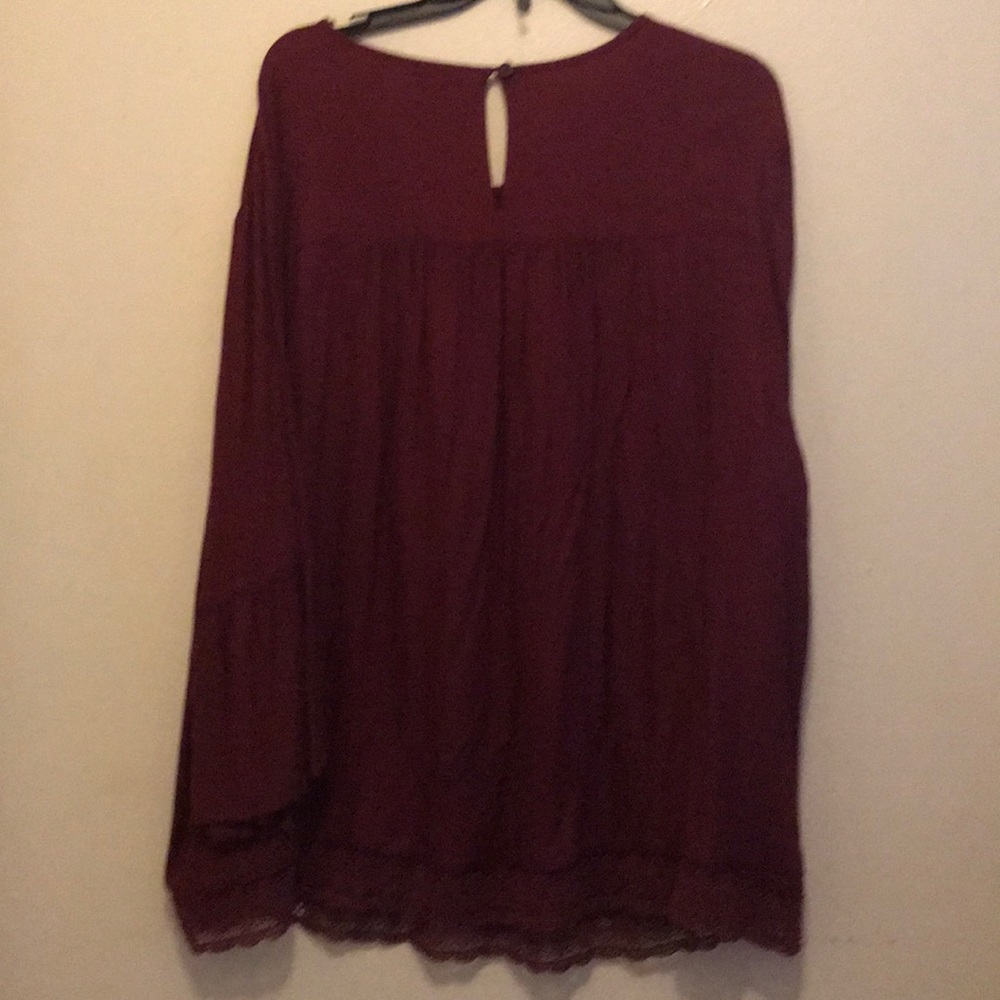 Maroon blouse - Picture 3 of 3